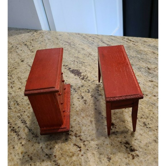 Toys Greenbrier International Doll House Furniture Red Wood Buffet